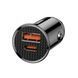 Автомобільний зарядний пристрій Baseus Circular Plastic 30W USB+Type-C (CCALL-YS01) чорний 27226 фото 1