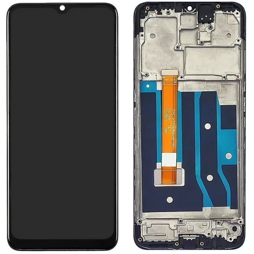 Дисплей для Oppo A5 2020, Oppo A11 с рамкой черный FPC-HTF065H019-A0 Оригинал Китай 30247 фото