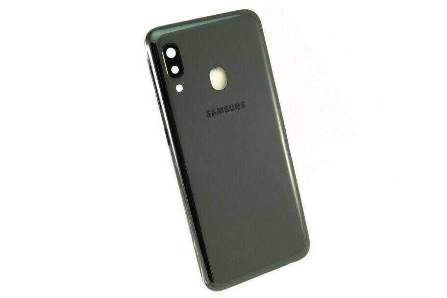 Задня кришка для Samsung A202 Galaxy A20e 2019 чорна, зі склом камери, Оригінал Китай 22826 фото