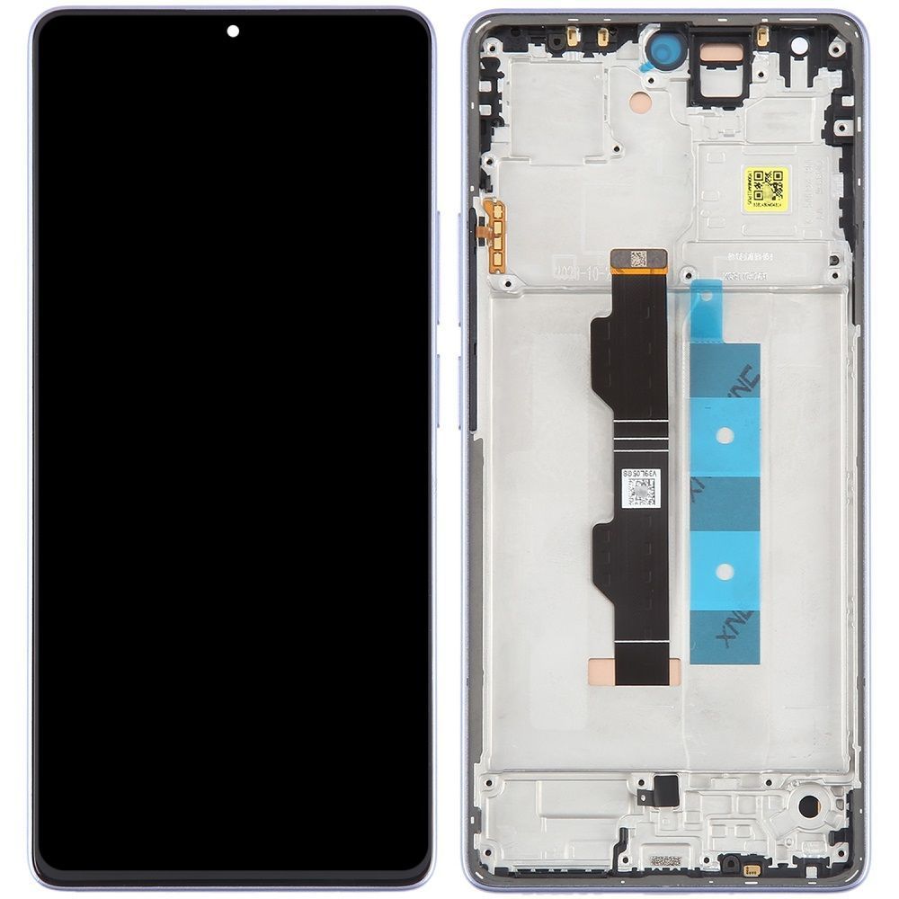 Дисплей для Xiaomi Redmi Note 13 Pro 4G 23117RA68G, 2312FPCA6G, Poco M6 Pro 4G с рамкой фиолетовый Amoled Оригинал Китай 30347 фото