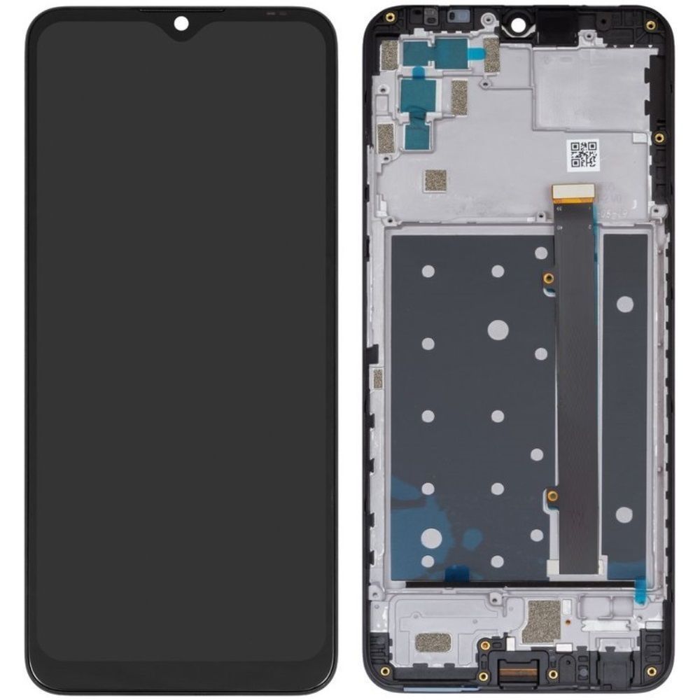 Дисплей для ZTE Blade V2020 Smart 8010 с рамкой черный Оригинал Китай 31376 фото