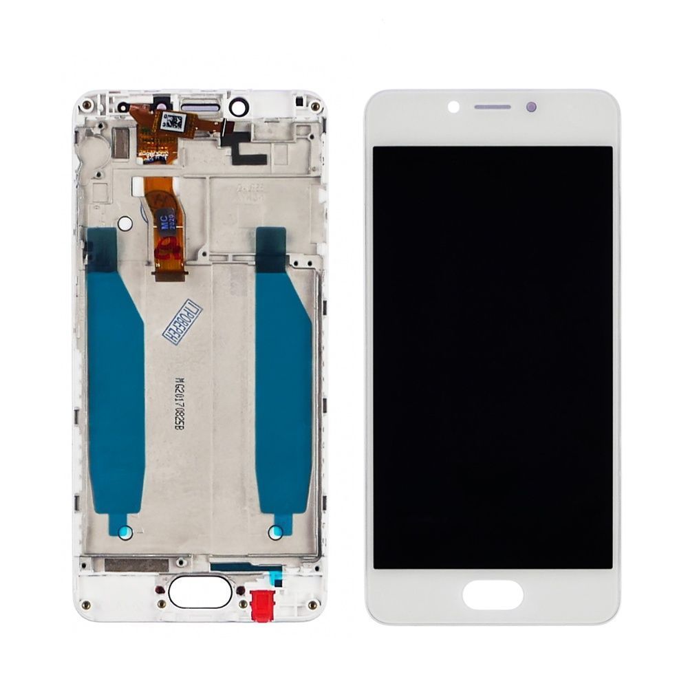 Дисплей для Meizu M5c M710H с рамкой белый 22262 фото