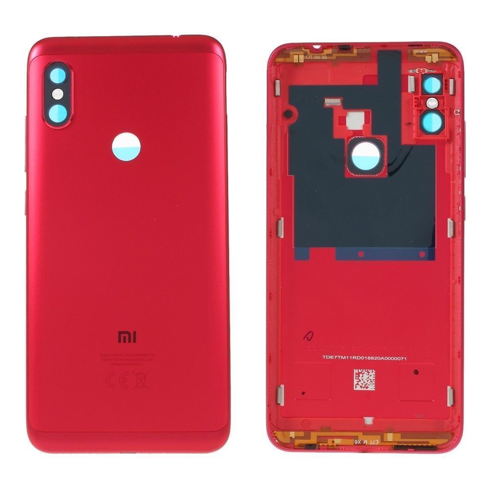 Задняя крышка для Xiaomi Redmi Note 6 Pro красная 15300 фото