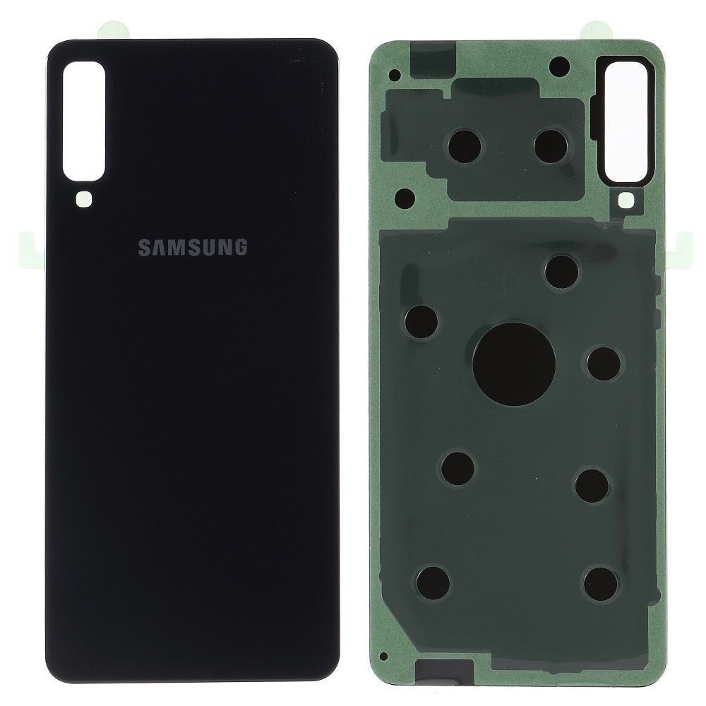 Задняя крышка для Samsung A750F Galaxy A7 (2018) черная, Оригинал Китай 15217 фото