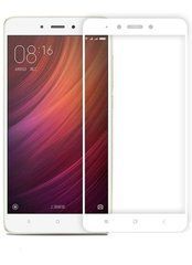 3D Защитное стекло для Xiaomi Redmi 4, Redmi 4 Pro, Redmi 4 Prime белое 08317 фото