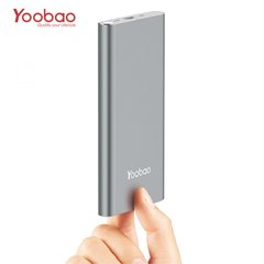 Внешний аккумулятор (Повербанк) power bank Yoobao A1 10000 mAh Silver 08217 фото