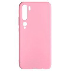 Чехол силиконовый для Xiaomi Mi Note 10 розовый 17903 фото