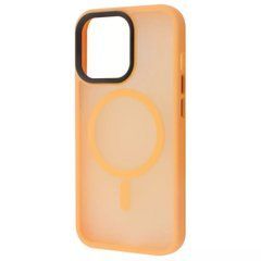 Чохол матовий Magnetic для Apple iPhone 12 Pro Max помаранчевий 27605 фото