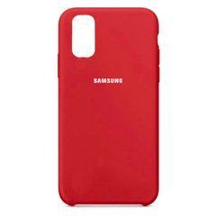 Чехол силиконовый Silicone Case для Samsung A315F A31 (2020) Red 17452 фото