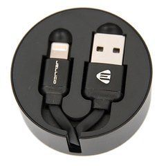 Кабель Jellico TY-10 Lightning 0.9m 3A Black 15602 фото
