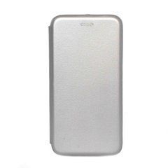 Чехол-книжка Premium Case под кожу Xiaomi Redmi Note 8T серый 19069 фото