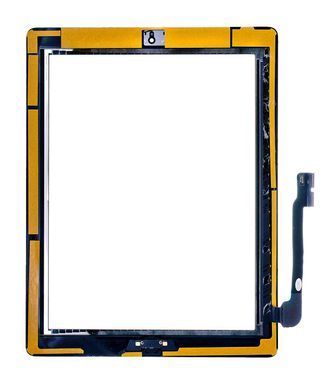 Сенсор (тачскрин) Apple iPad 3 A1403, A1416, A1430 черный, полный комплект, Оригинал Китай 05203 фото