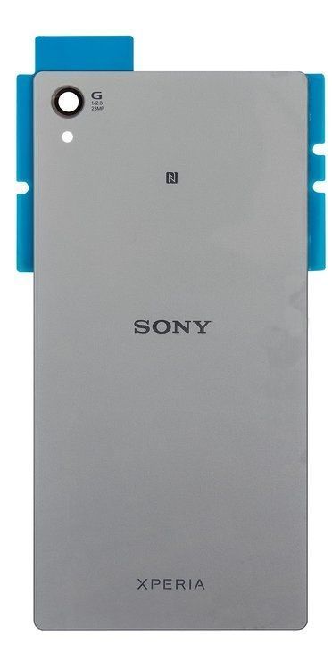 Задняя крышка для Sony E6833, E6853, E6883 Xperia Z5+ серебристая 05767 фото