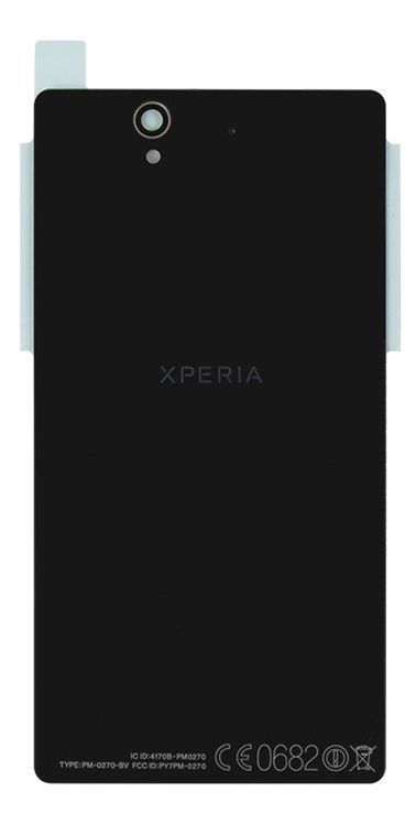 Задняя крышка для Sony C6602, C6603, C6606 Xperia Z черная 03189 фото