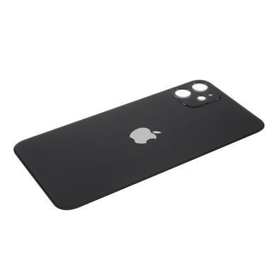 Задня кришка для Apple iPhone 11, чорна, копія високої якості, з великим отвором для камери 15958 фото
