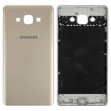 Задняя крышка для Samsung A700F Galaxy A7 золотистая 00126 фото