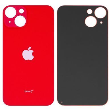 Задня кришка для Apple iPhone 14 червона, Red, з великими отворами для камери 32595 фото