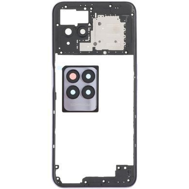 Рамка корпусу Realme 8i RMX3151 фіолетова, Space Purple зі склом камери 33647 фото