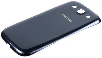 Задняя крышка для Samsung i9300 Galaxy S3 черная, Onyx Black Оригинал Китай 08428 фото