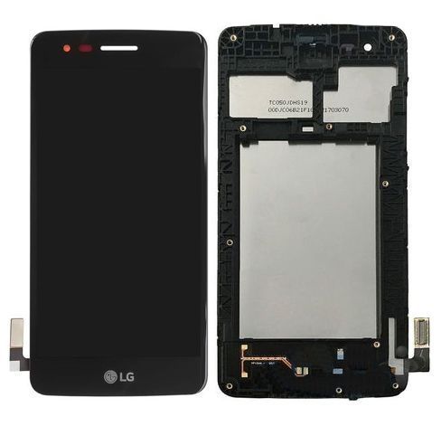 Дисплей для LG M200N K8 (2017), M210, MS210, US215 с рамкой черный Оригинал Китай 23134 фото