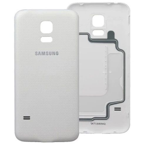 Задняя крышка для Samsung G900H Galaxy S5 белая, Shimmery White Оригинал Китай 08377 фото