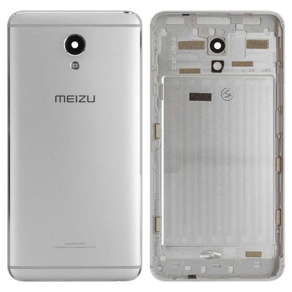 Задняя крышка Meizu M5 Note (M621) серебристая 09722 фото