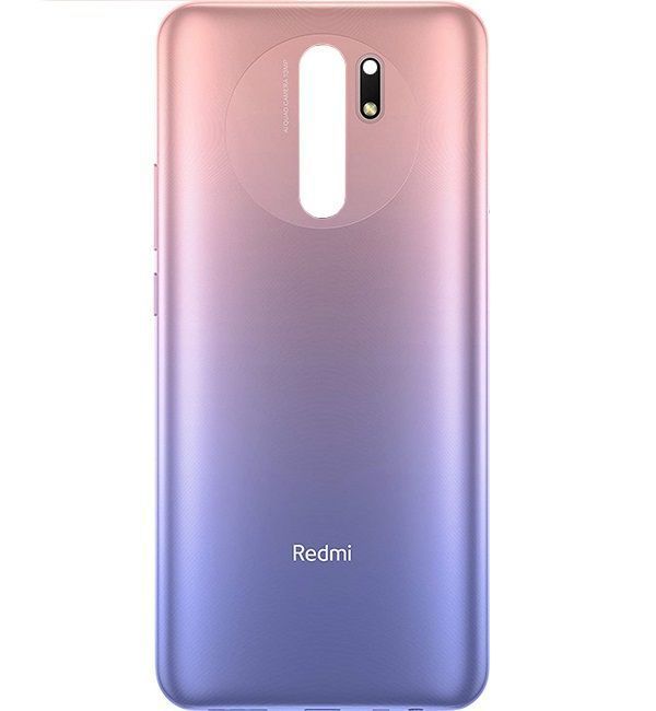Задня кришка для Xiaomi Redmi 9, Poco M2 рожево-фіолетова 04765 фото