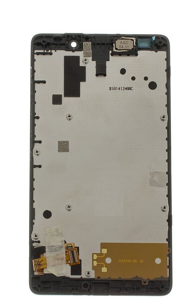 Дисплей Nokia XL Dual Sim с сенсором (тачскрином) и рамкой черный 01515 фото