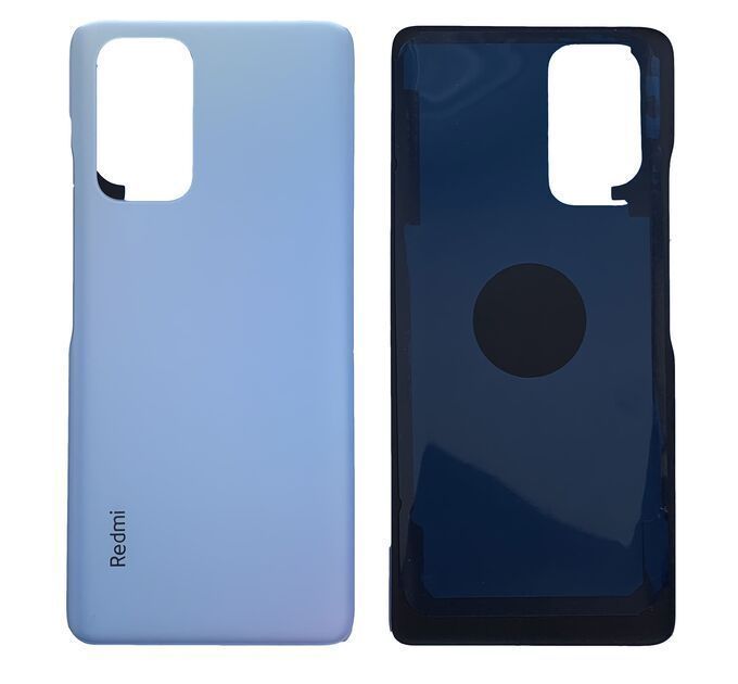 Задня кришка для Xiaomi Redmi Note 10 Pro 4G, Redmi Note 10 Pro Max синя 07746 фото