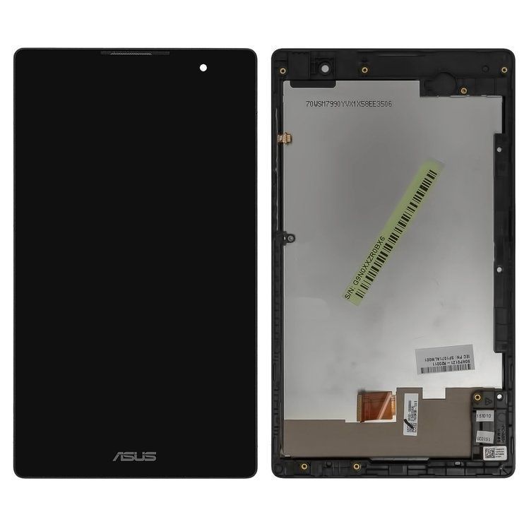 Дисплей для Asus ZenPad C Z170C Wi-Fi, Z170CG 3G (P01Y, P01Z) с рамкой черный 08302 фото