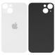 Задняя крышка для Apple iPhone 13 белая, с большим отверстием под камеру 32546 фото