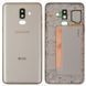 Задняя крышка для Samsung J810F Galaxy J8 золотистая, со стеклом камеры, Оригинал Китай 24589 фото