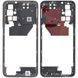 Рамка корпусу для Xiaomi Redmi 10 2022 21121119SG, 22011119UY, 21121119VL сіра 33545 фото