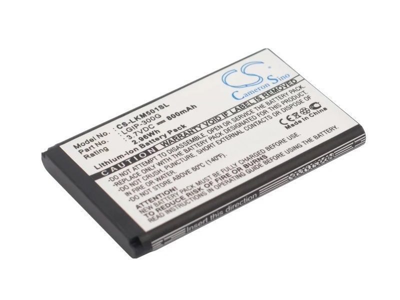 Аккумулятор LG IP-330G для LG KF300 800mAh 22704 фото