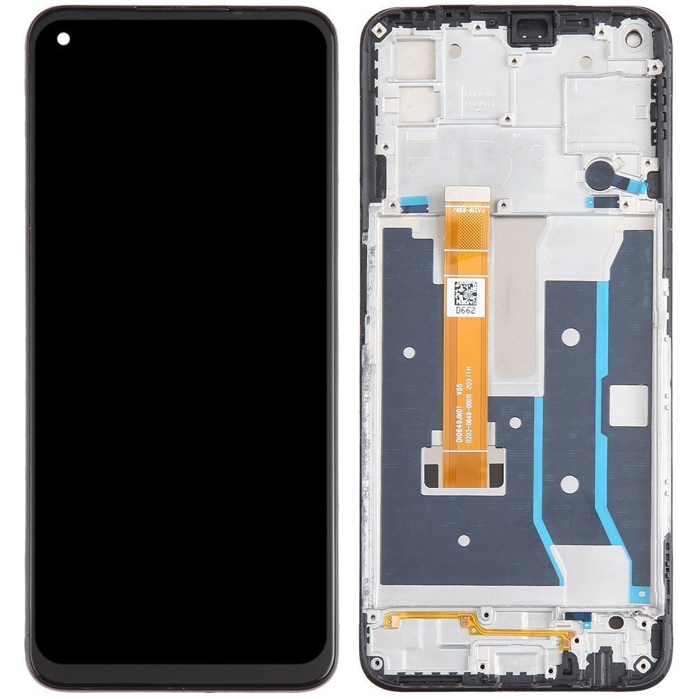 Дисплей для Oppo A73 5G з рамкою чорний Оригінал Китай 30248 фото