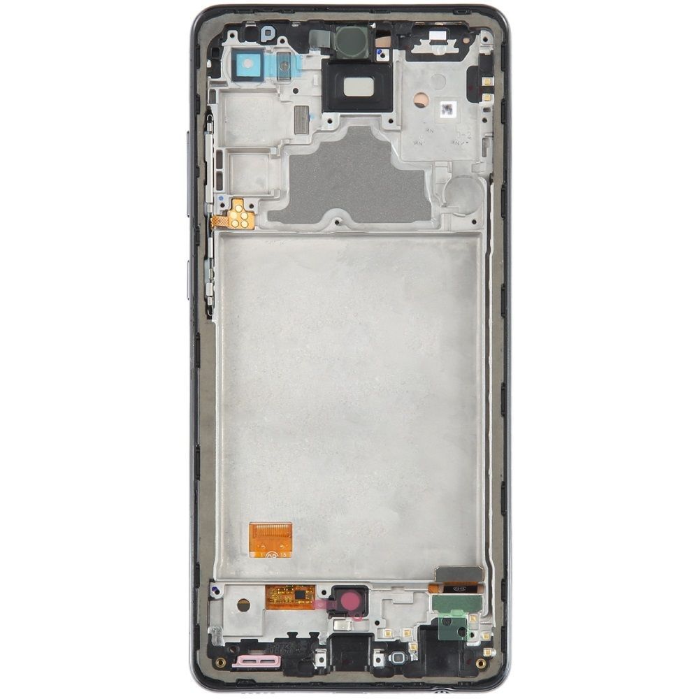 Дисплей для Samsung A725 Galaxy A72 2021 с рамкой черный, с широкими рамками сенсора OLED 24323 фото