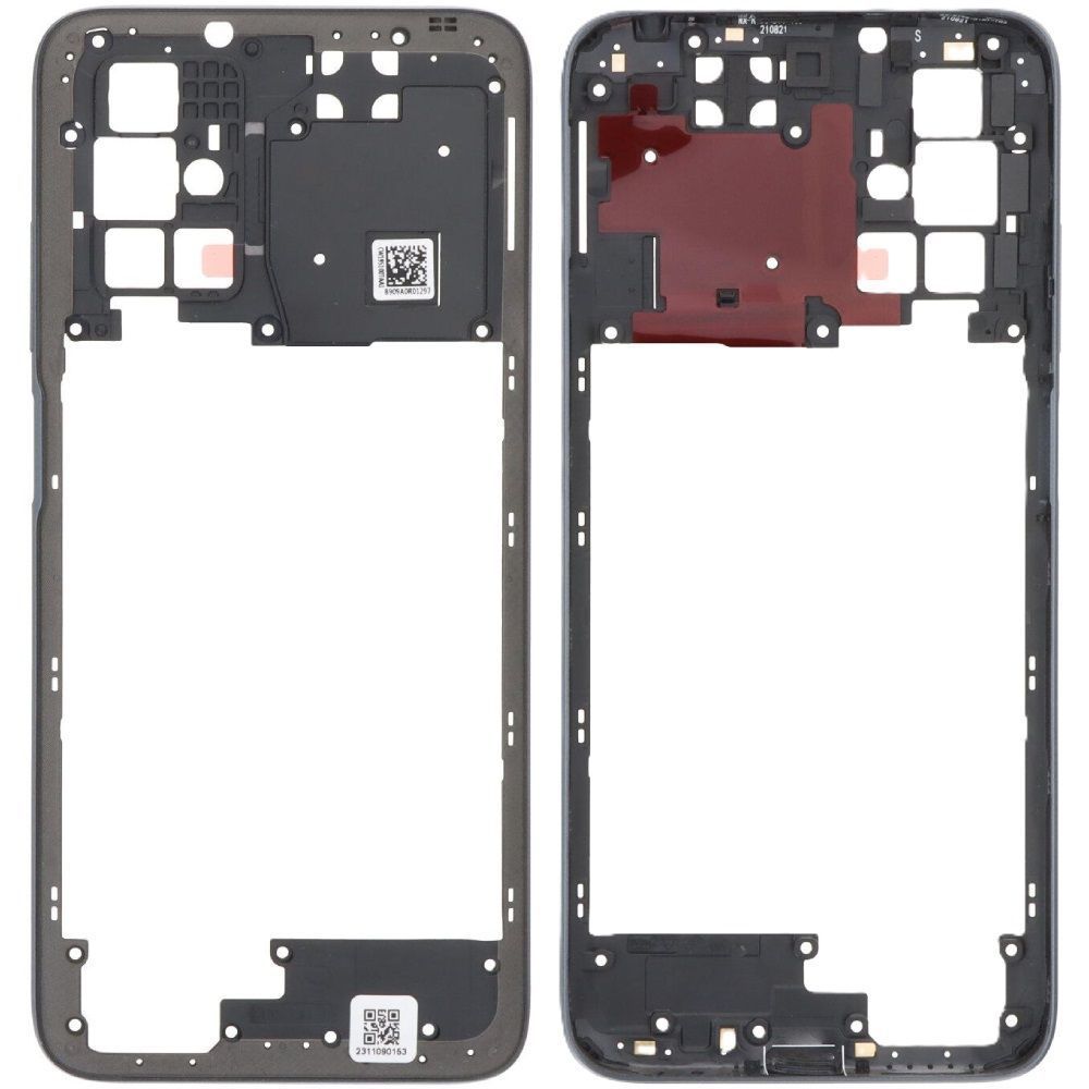 Рамка корпусу для Xiaomi Redmi 10 2021 21061119AG, 21061119DG, 21061119AL сіра 33546 фото