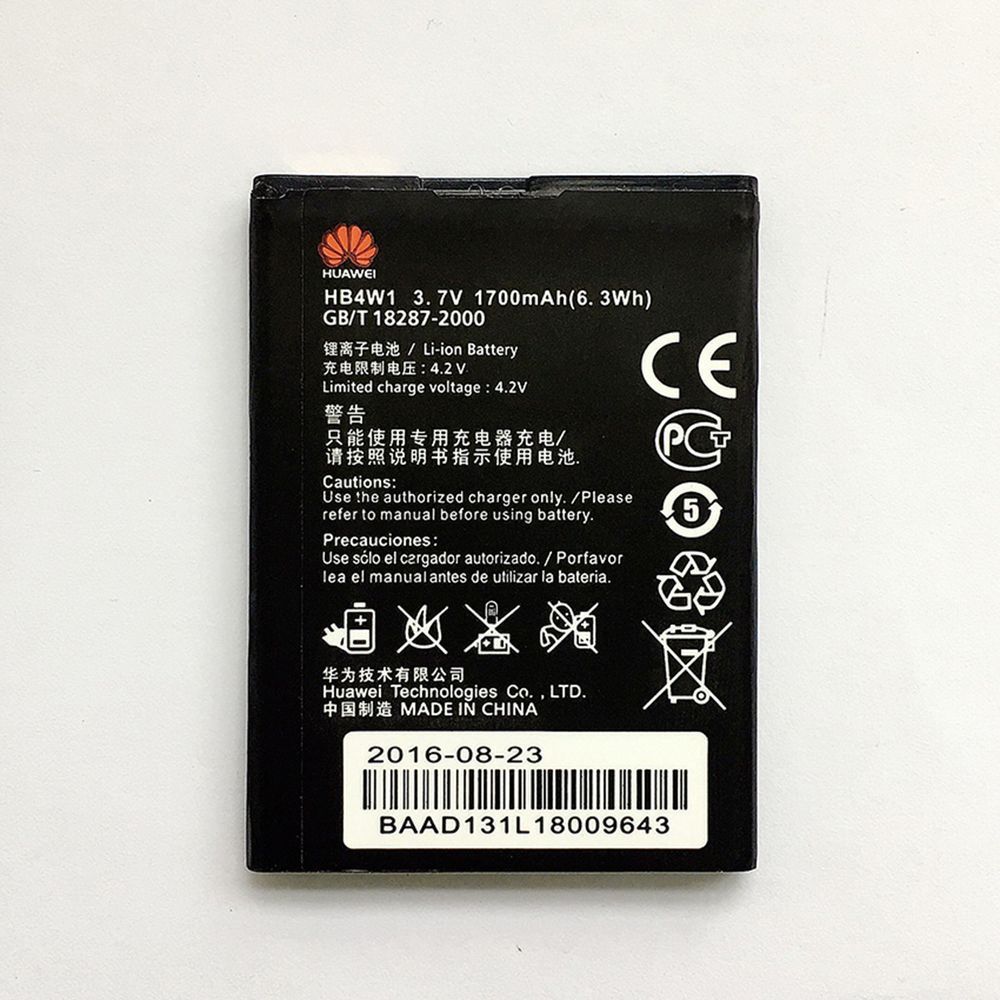 Акумулятор Huawei HB4W1 для G510 U8951, G520, Y210, C8813, G510, G525, G526, T8951, U8685, Ascend W2, Ascend Plus H881C 1700 mAh 03708 фото