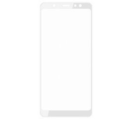 3D Защитное стекло для Samsung A600 Galaxy A6 (2018) белое 11771 фото