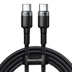 Кабель Baseus Cafule Type-C - Type-C 2м PD2.0 100W черно-серый (CATKLF-ALG1) 31023 фото