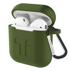 Чехол для наушников AirPods хаки 21407 фото