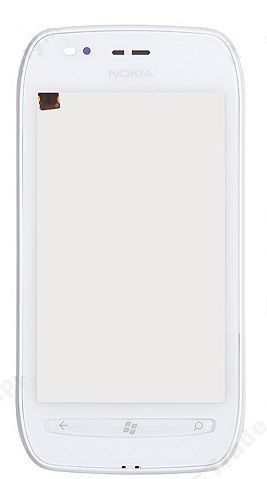 Сенсор (тачскрин) Nokia Lumia 710 и рамкой белый 01655 фото