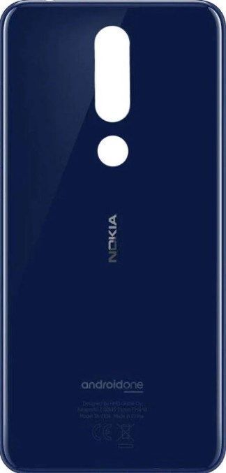 Задняя кришка для Nokia 5.1, синяя, Tempered Blue, Оригинал Китай 24725 фото