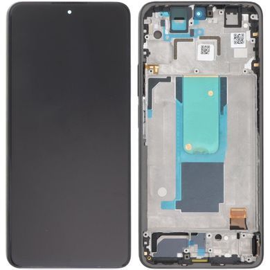 Дисплей для Xiaomi Redmi Note 11 Pro+ 5G 21091116UG, 21091116UC з рамкою чорний Mysterious Black OLED Хайкопія 33445 фото