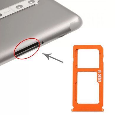 Держатель Sim-карты и карты памяти Nokia 8 Dual Sim TA-1004 медный, Polished Copper, на две Sim-карты 18525 фото