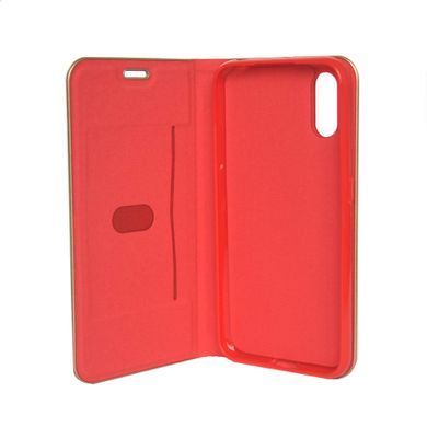 Чехол-книжка Florence TOP №2 Xiaomi Redmi 9A под кожу красный 19616 фото