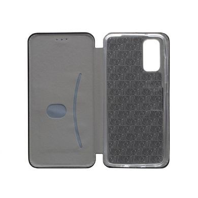Чехол-книжка Premium Case под кожу Samsung G985F S20 Plus (2020) черный 21449 фото