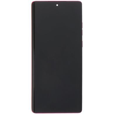 Дисплей для Motorola XT2429 Edge 50 Fusion в рамке розовый P-OLED Хайкопия 33496 фото