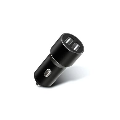 Автомобильное зарядное устройство XO CC30 Metal car charger черный 27525 фото