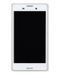 Дисплей Sony E2312, E2333 Xperia M4 Aqua с рамкой белый Оригинал Китай 04799 фото